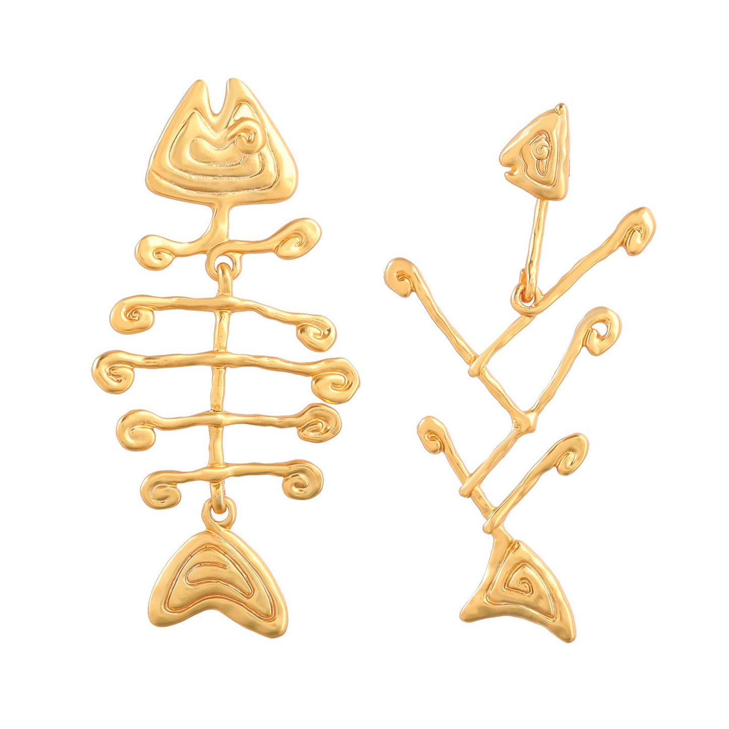 Fishbone Quirk Earrings
