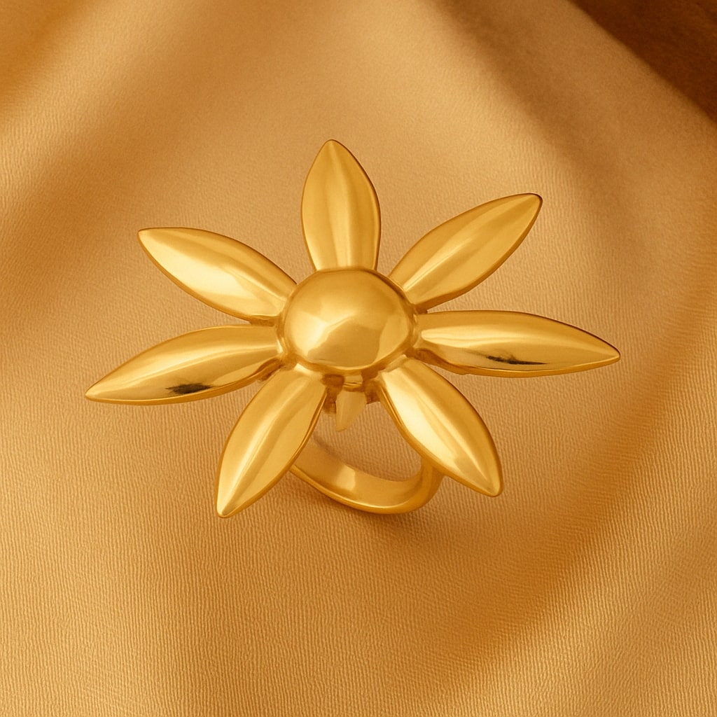 Golden Bloom Ring