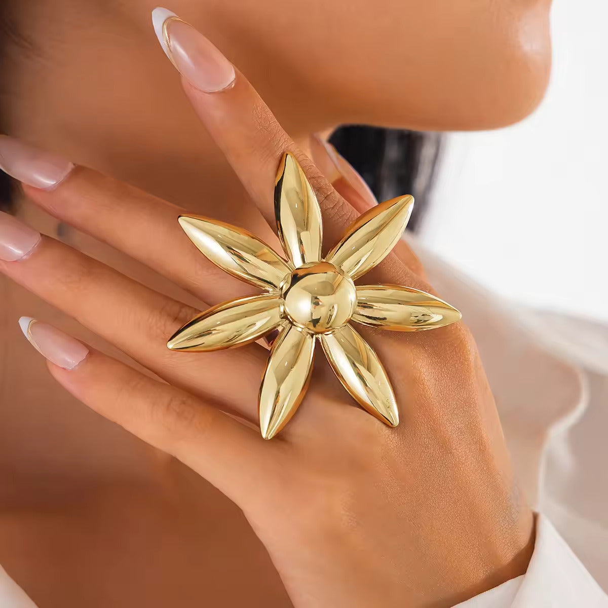 Golden Bloom Ring