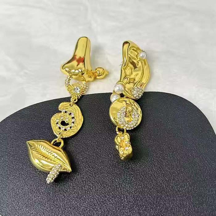Abstract Anatomy Statement Earrings