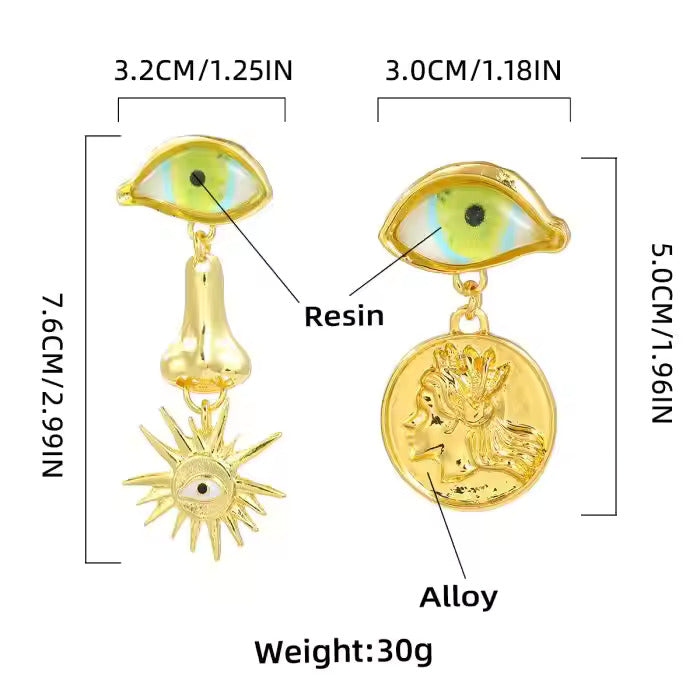 Cosmic Gaze Mismatch Earrings