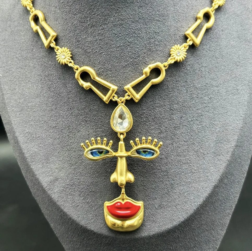 Picasso Muse Pendant Necklace