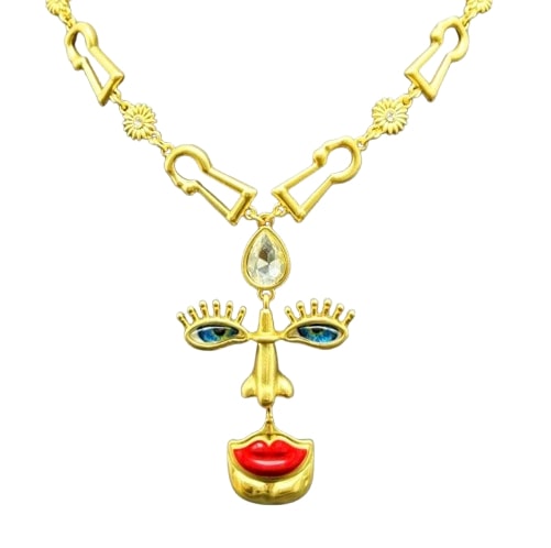 Picasso Muse Pendant Necklace
