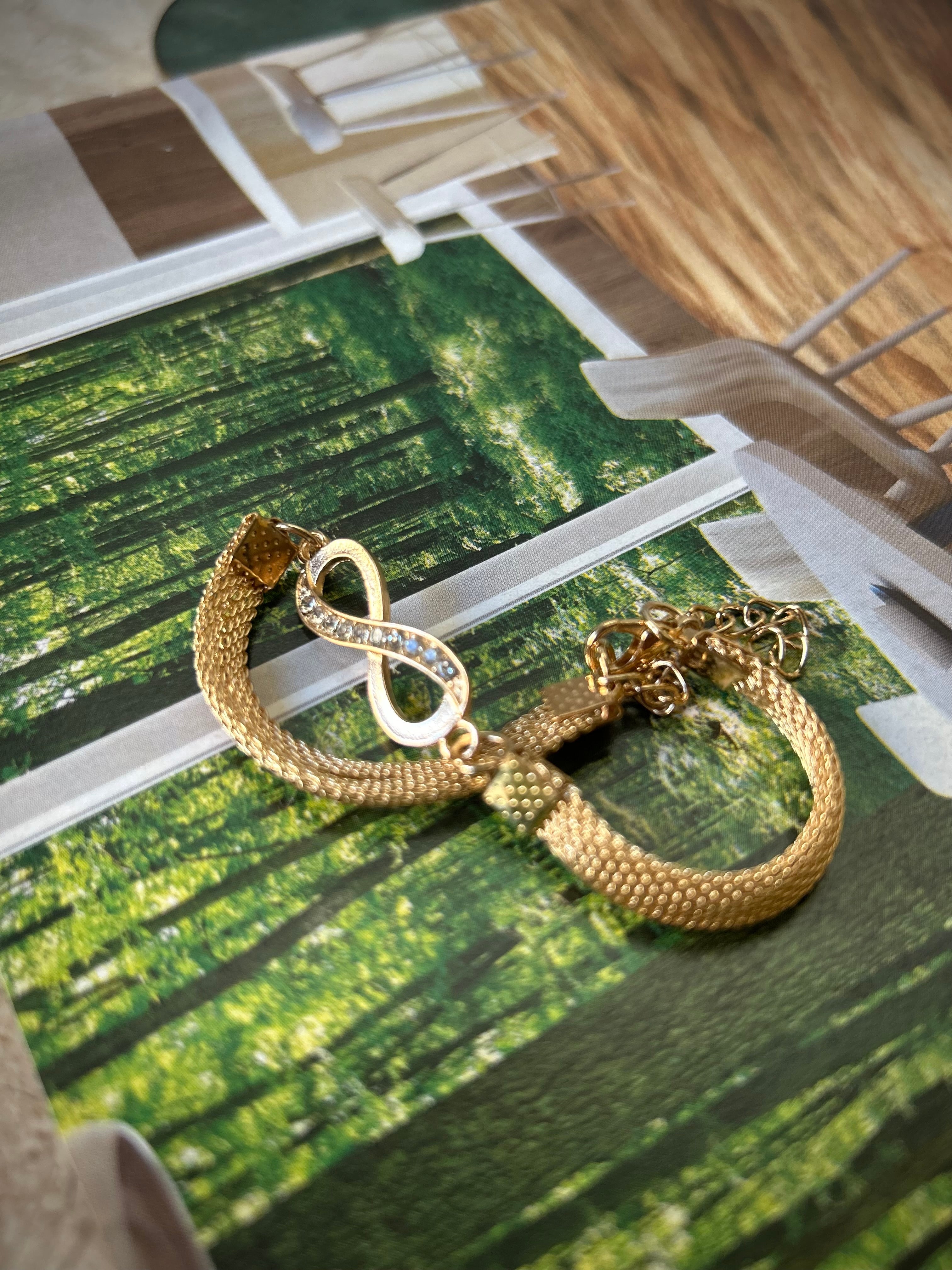 Infinity Golden Bracelet