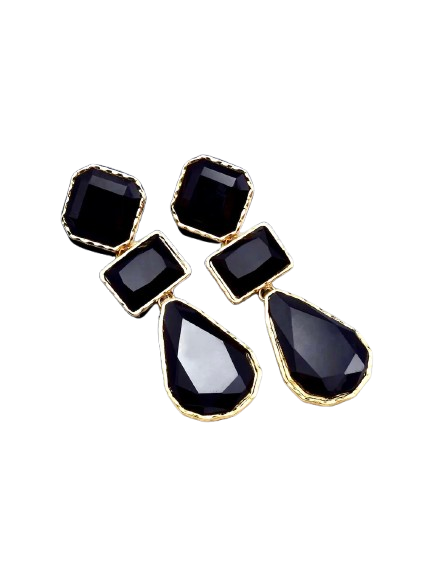 Black earrings | Ivor Jewels