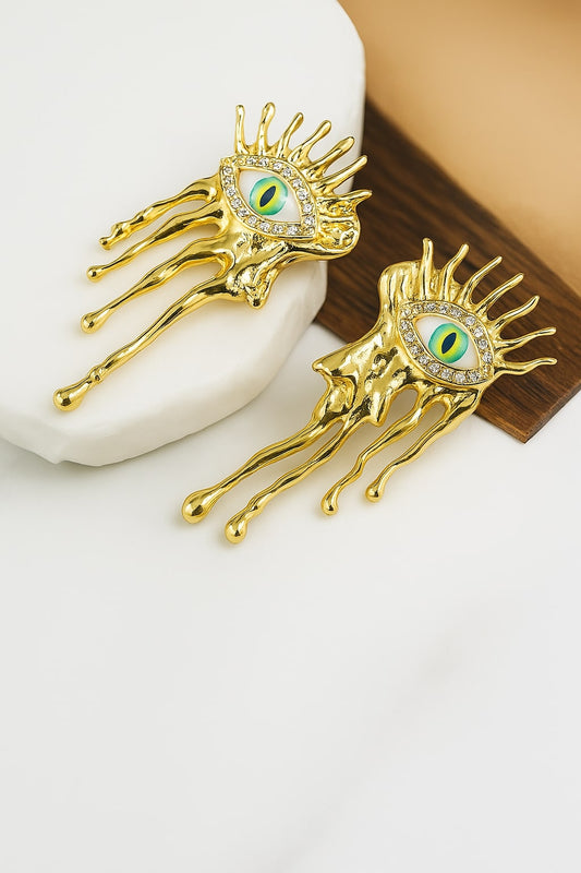 Melting Gaze Eye Earrings