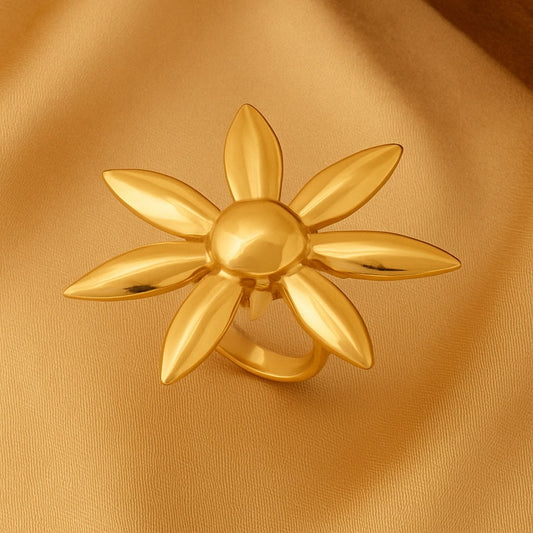 Golden Bloom Ring