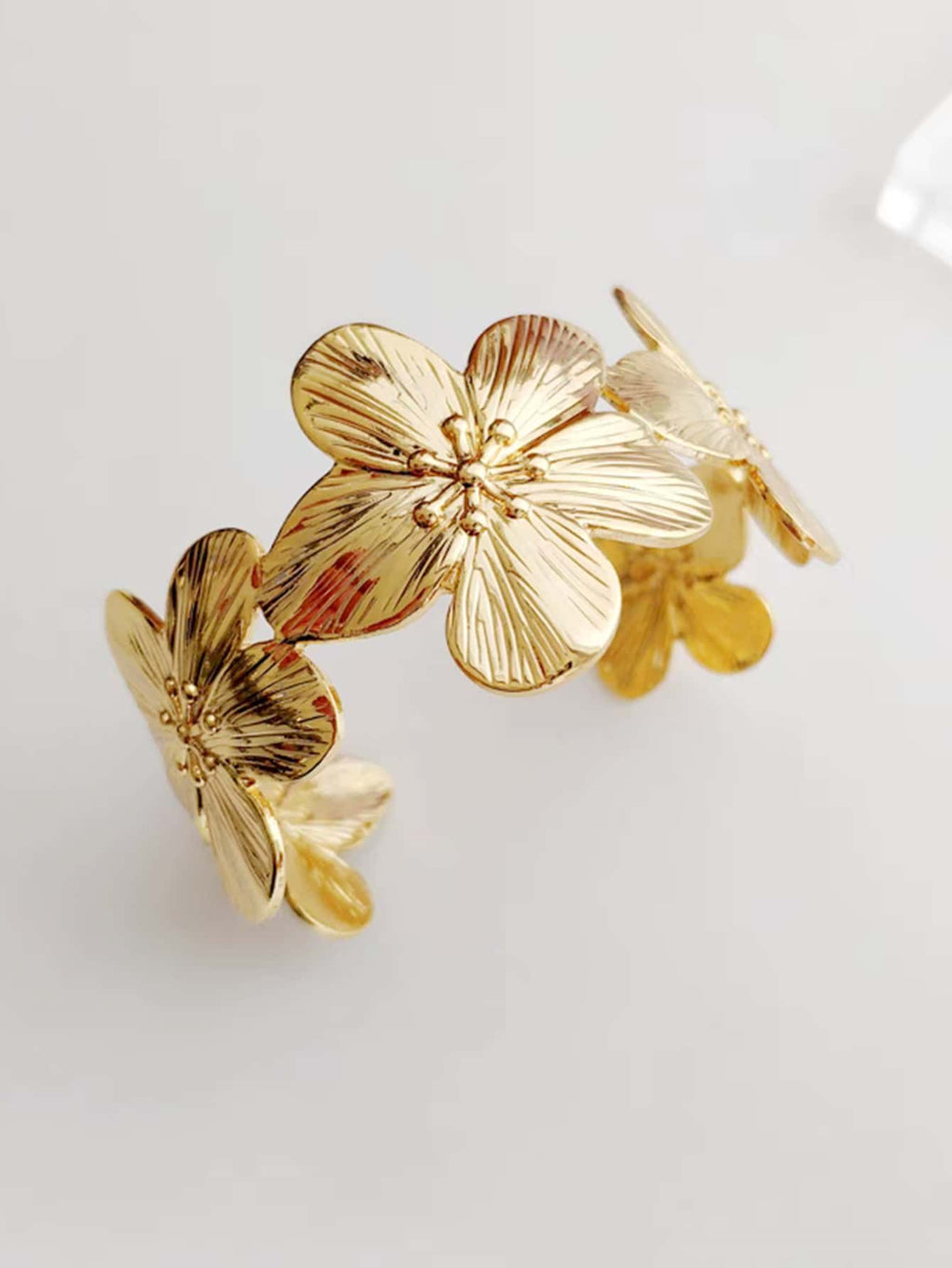 Flower Cuff Bracelet  Ivor Jewels