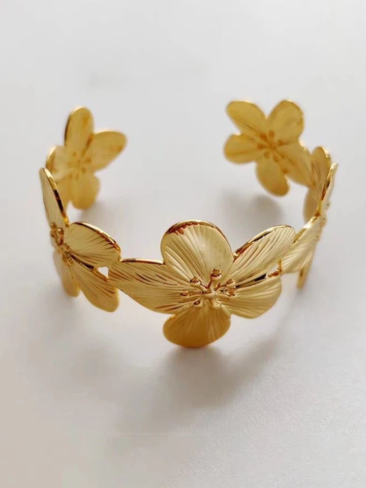 Flower Cuff | Ivor Jewels