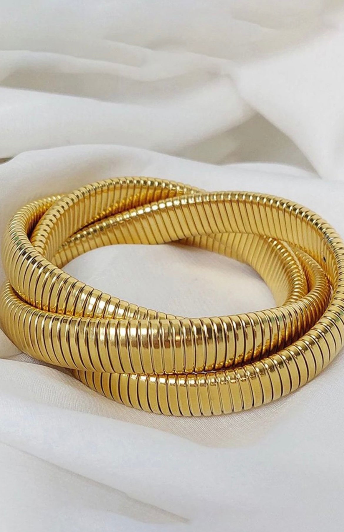 Coiled Gold Bracelet