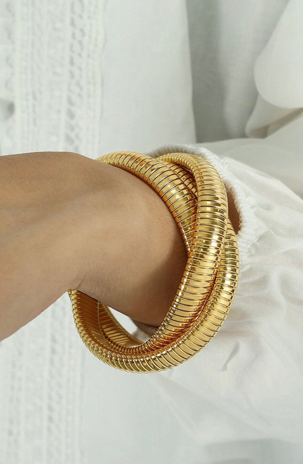 Coiled Gold Bracelet
