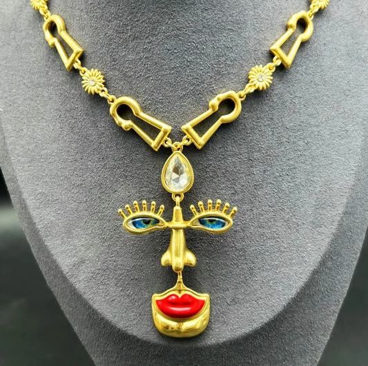 Picasso Muse Pendant Necklace