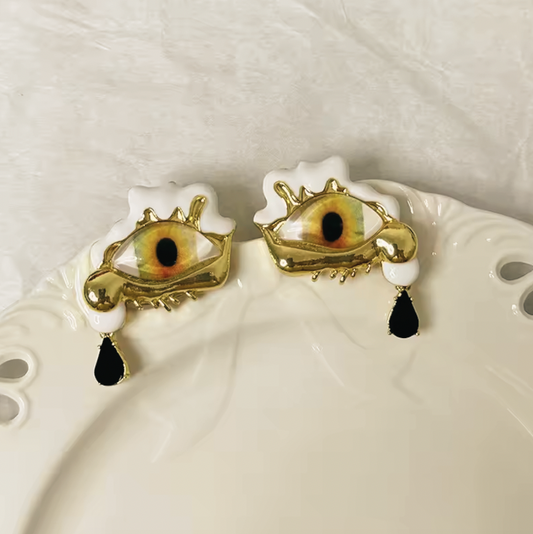 Pearl drop earrings
