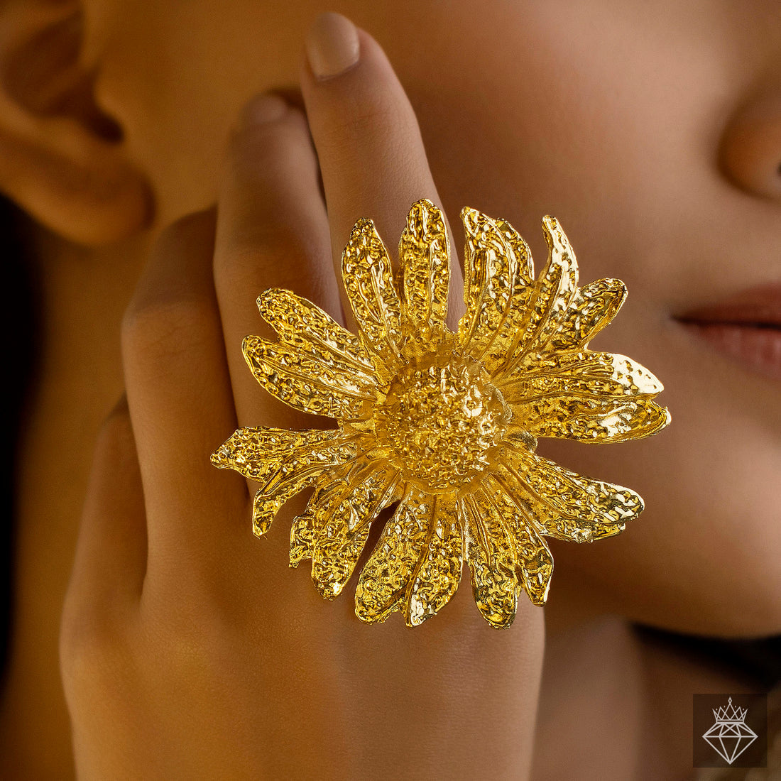 Sunflower Ring | Ivor Jewels