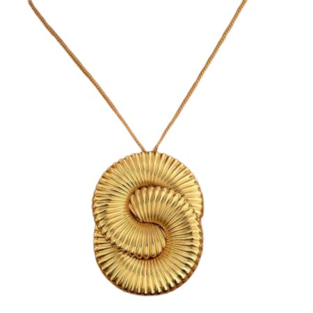 Spiral Statement Necklace