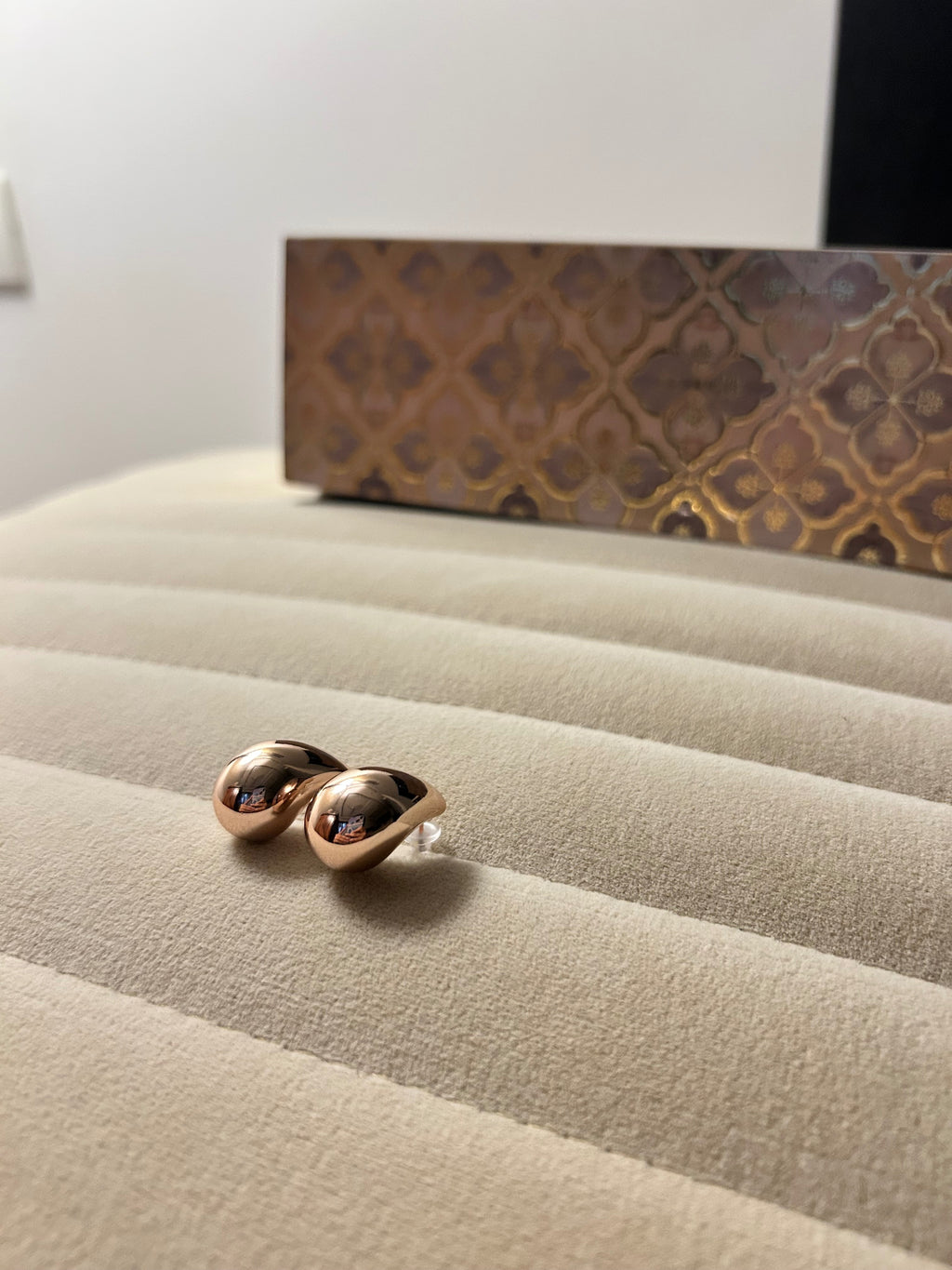 Rose Gold Drop Earrings