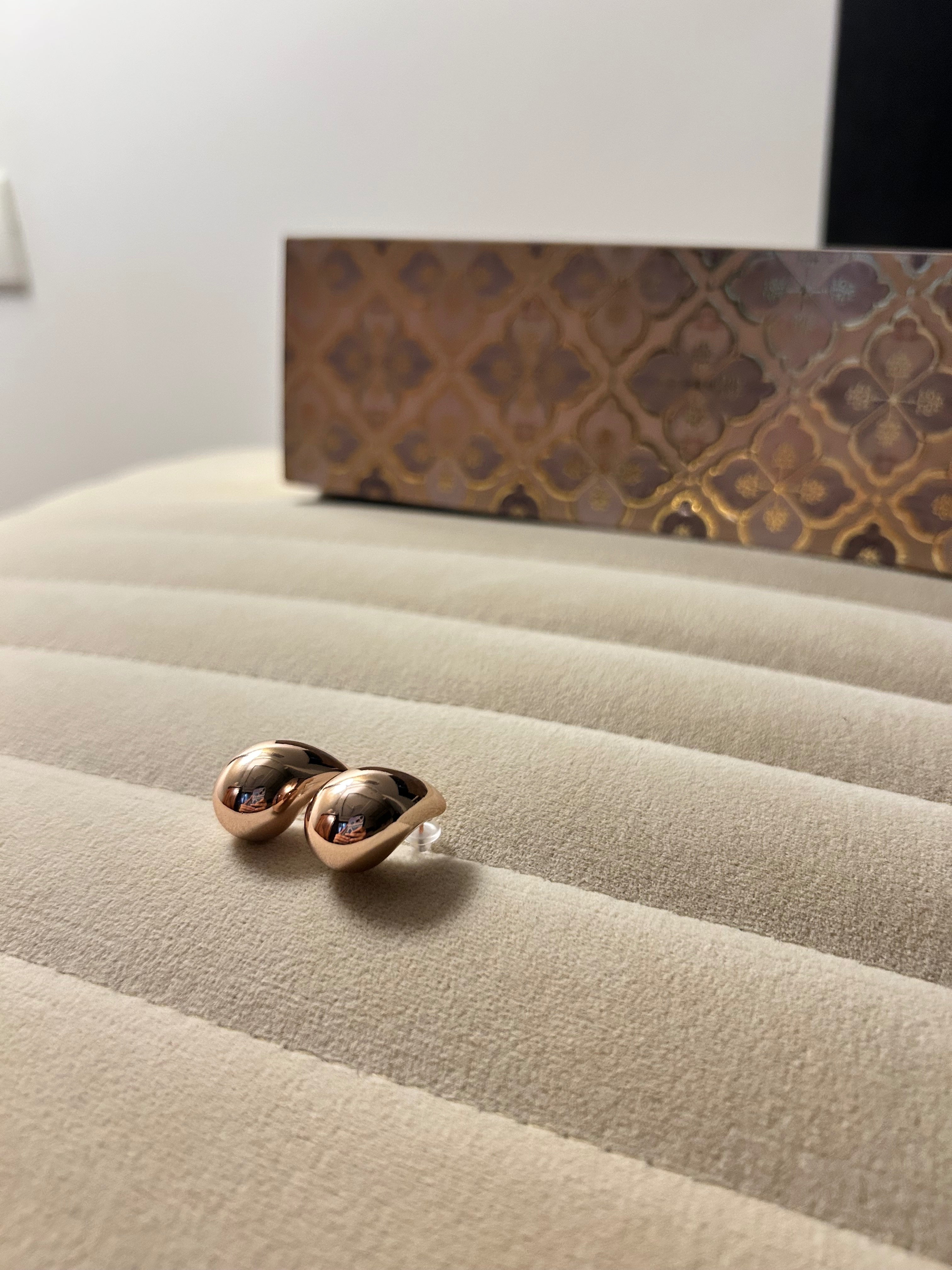 Rose Gold Drop Earrings